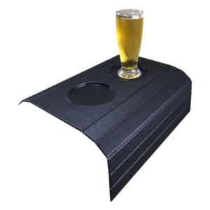 BANDEJA DE COURINO PRETA PORTA COPOS